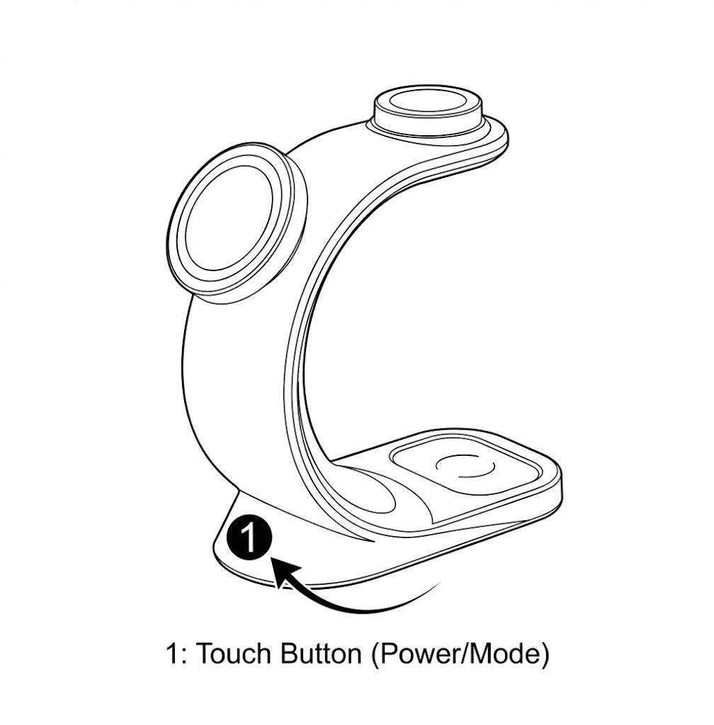 Trådlös laddstation